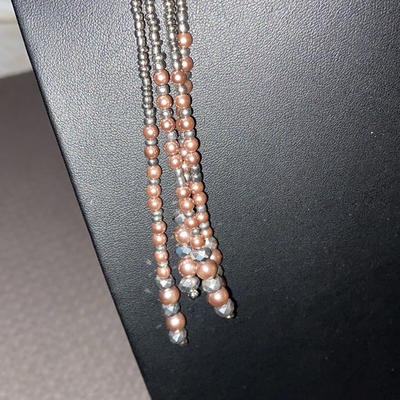 Chico’s Sparkly Lariat Necklace - Picture 3 of 6